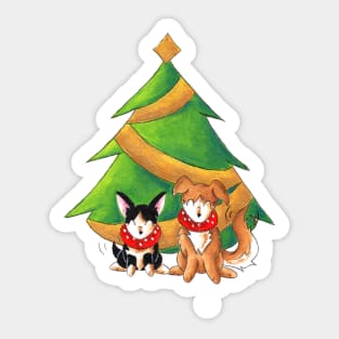 Festive Friends Sticker